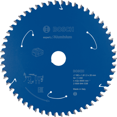 Ny ekte Bosch 2608644538 ekspert for aluminiumsirkulær sagblad for