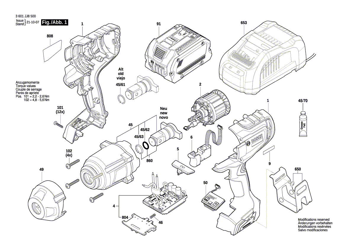 Новая подлинная метка типа Bosch 1600A022TP