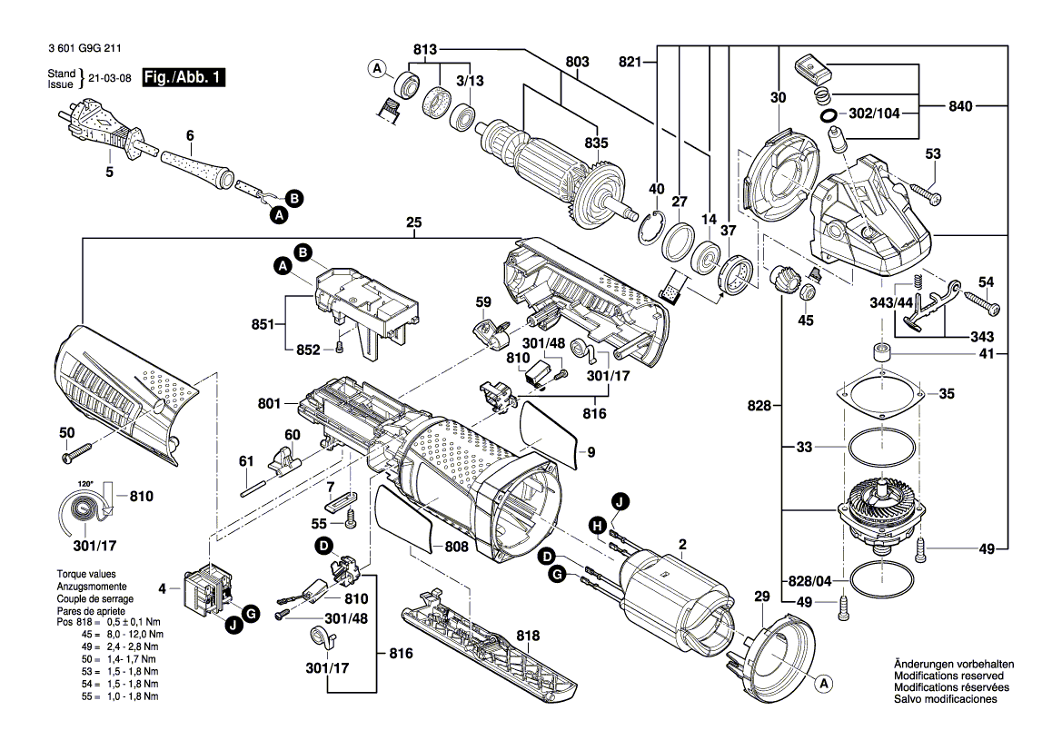 Neues echtes Bosch 1604460336 Stromversorgungskabel