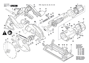 New Genuine Bosch 1619P06209 Manufacturer's nameplate