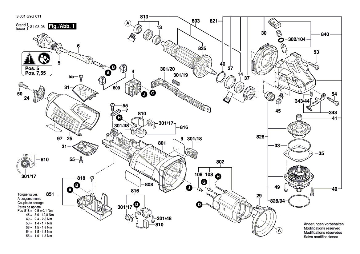 Nieuwe echte Bosch 1605703140 klemflange