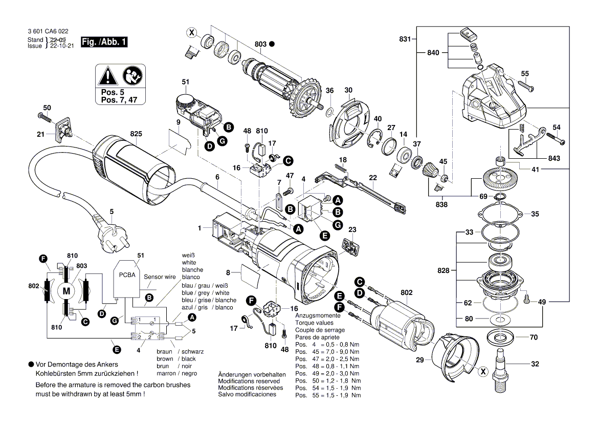 Neuer originaler Bosch 1619P09390 Abdeckscheibe 