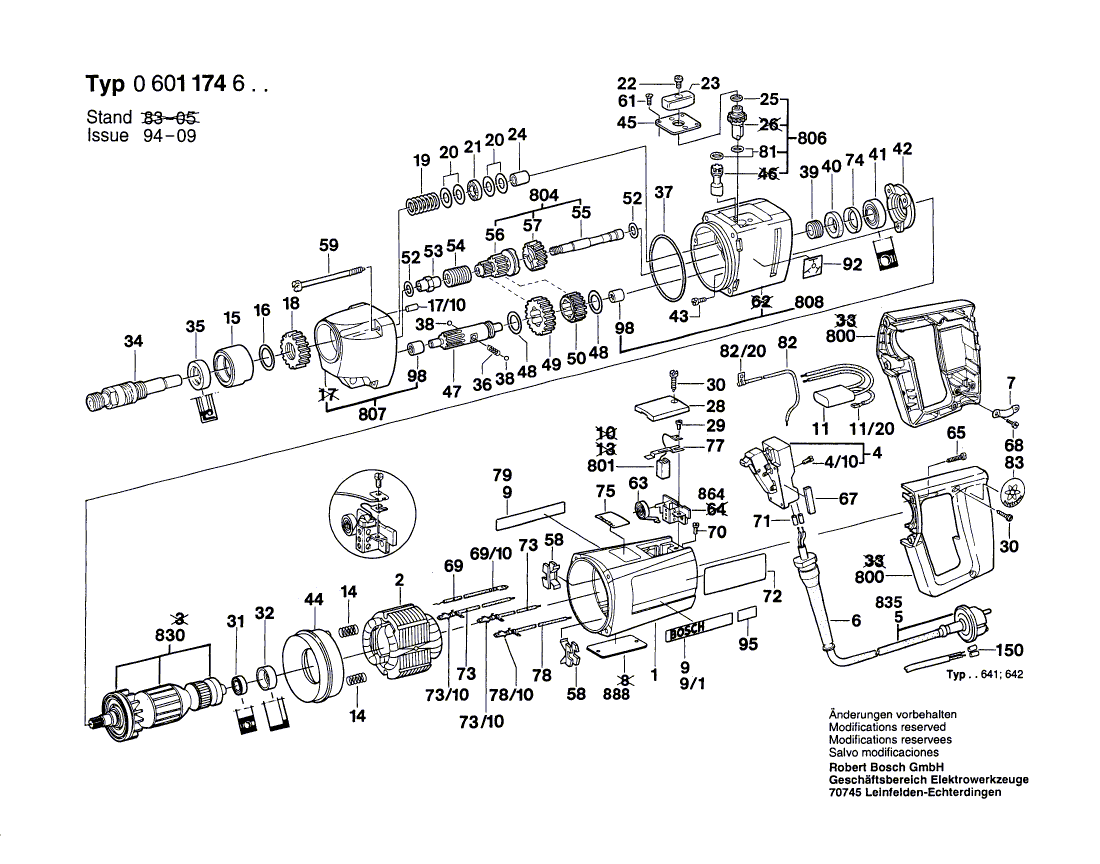 Nouveau véritable bosch 1604477002 Terminal de la lame