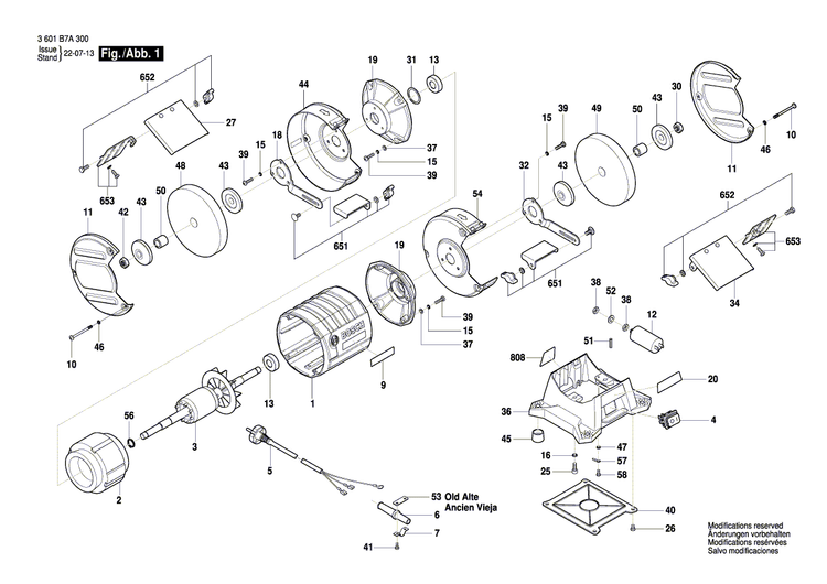 New Genuine Bosch 1619PB1513 End Shield