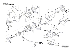 New Genuine Bosch 1619PB1555 Protective Cover