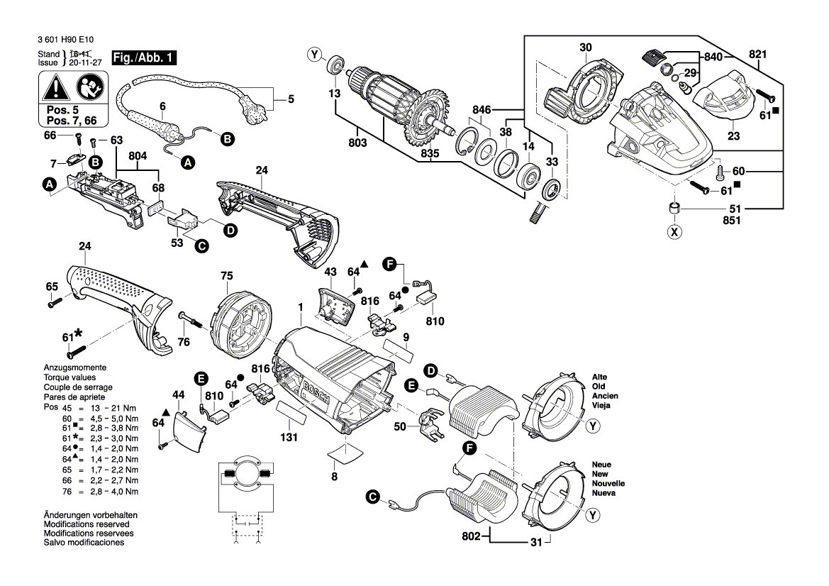 Новая подлинная Bosch 160111A155