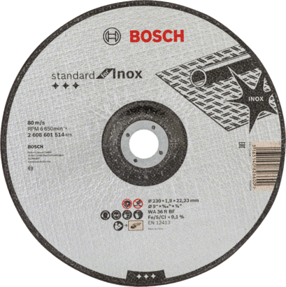 Новый подлинный Bosch 2608601514 Стандарт для режущего диска для некса для большого угла