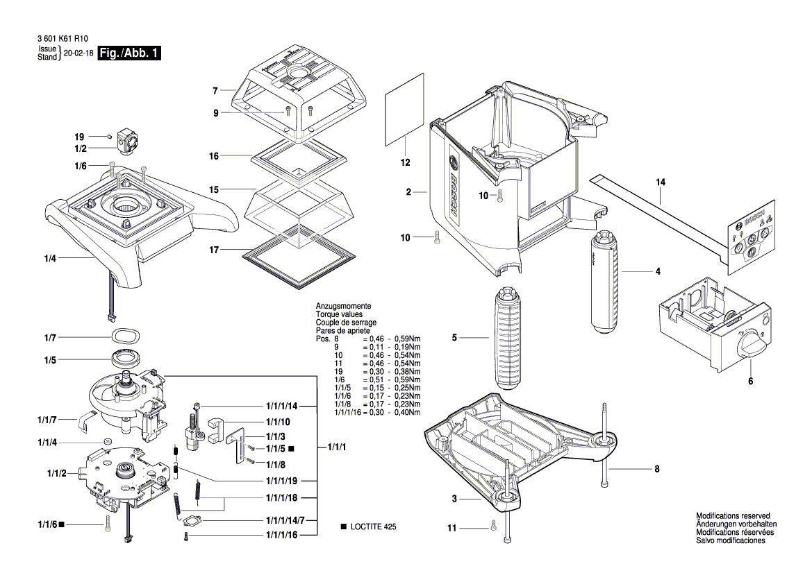 Новый подлинный кронштейн Bosch 1600A00FD1