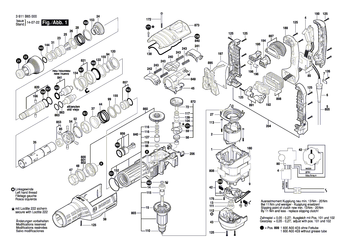 Новое подлинное кольцо Bosch 1610290125