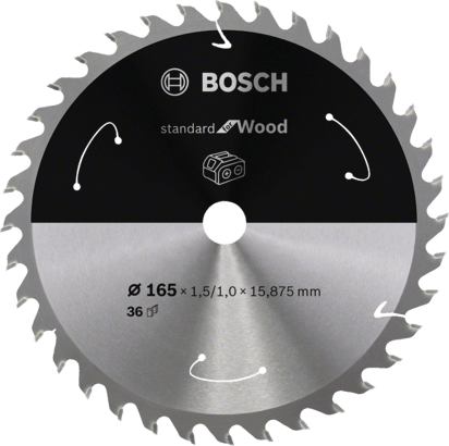 Nouveau véritable bosch 2608837683 Standard pour la lame de scie circulaire en bois pour sans fil sans fil