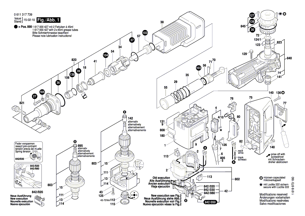 Neuer echter Bosch 1610508042 Kolbenführer Ring