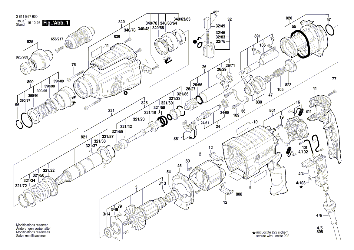 Neue Original Bosch 16058065C1 Getriebegehäuse 