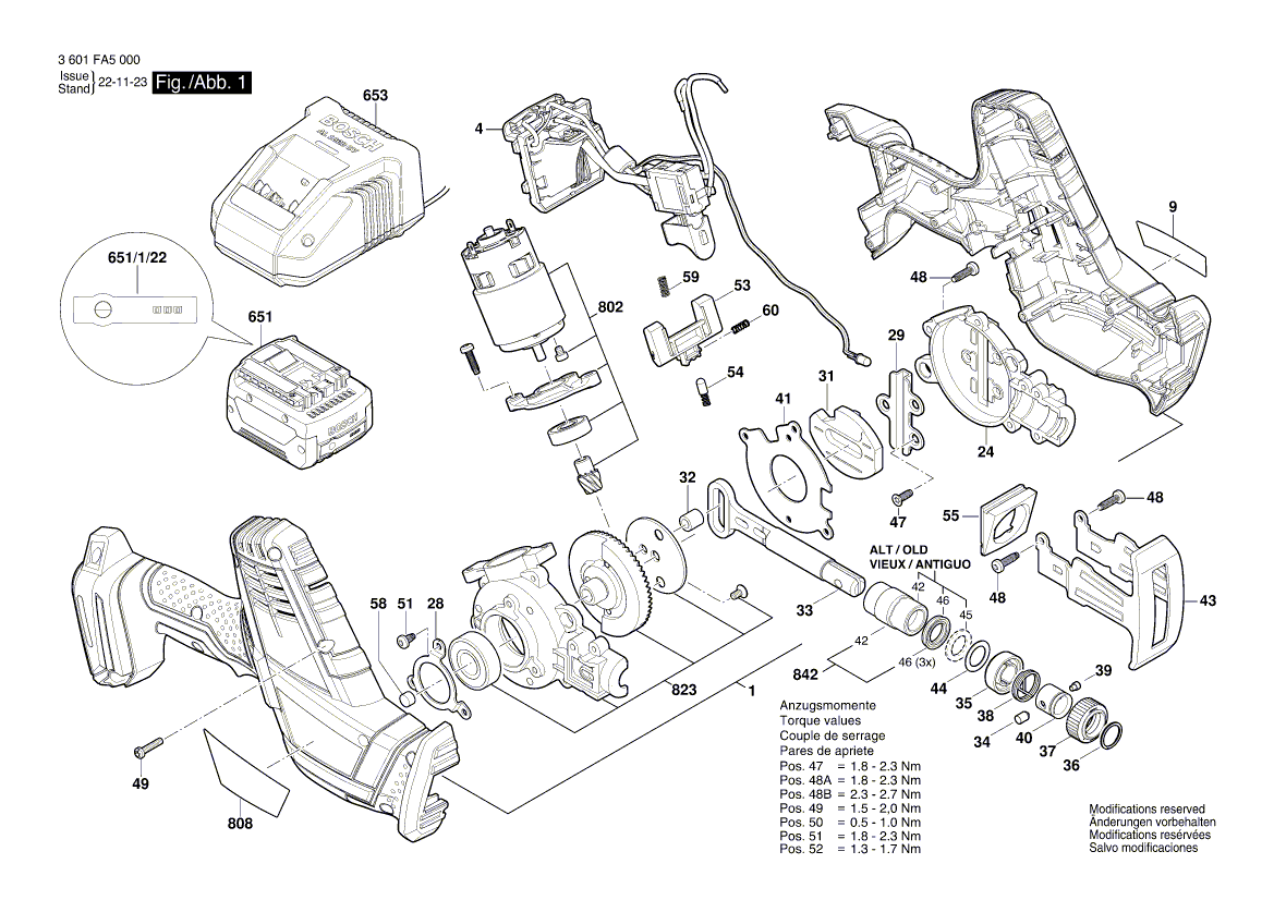 Новая подлинная коробка передач Bosch 1619p12760