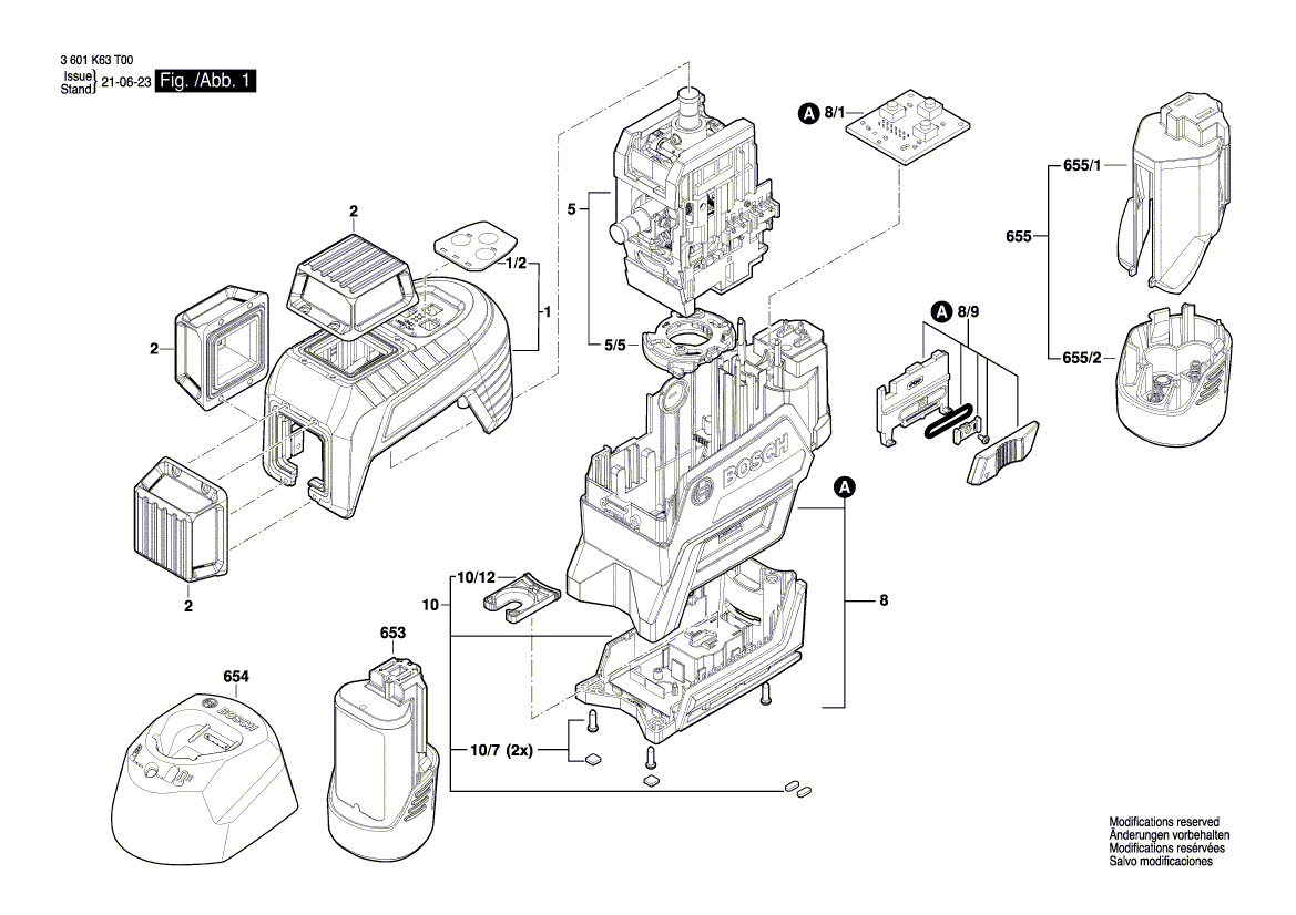 New Genuine Bosch 1600A012LA Assembly