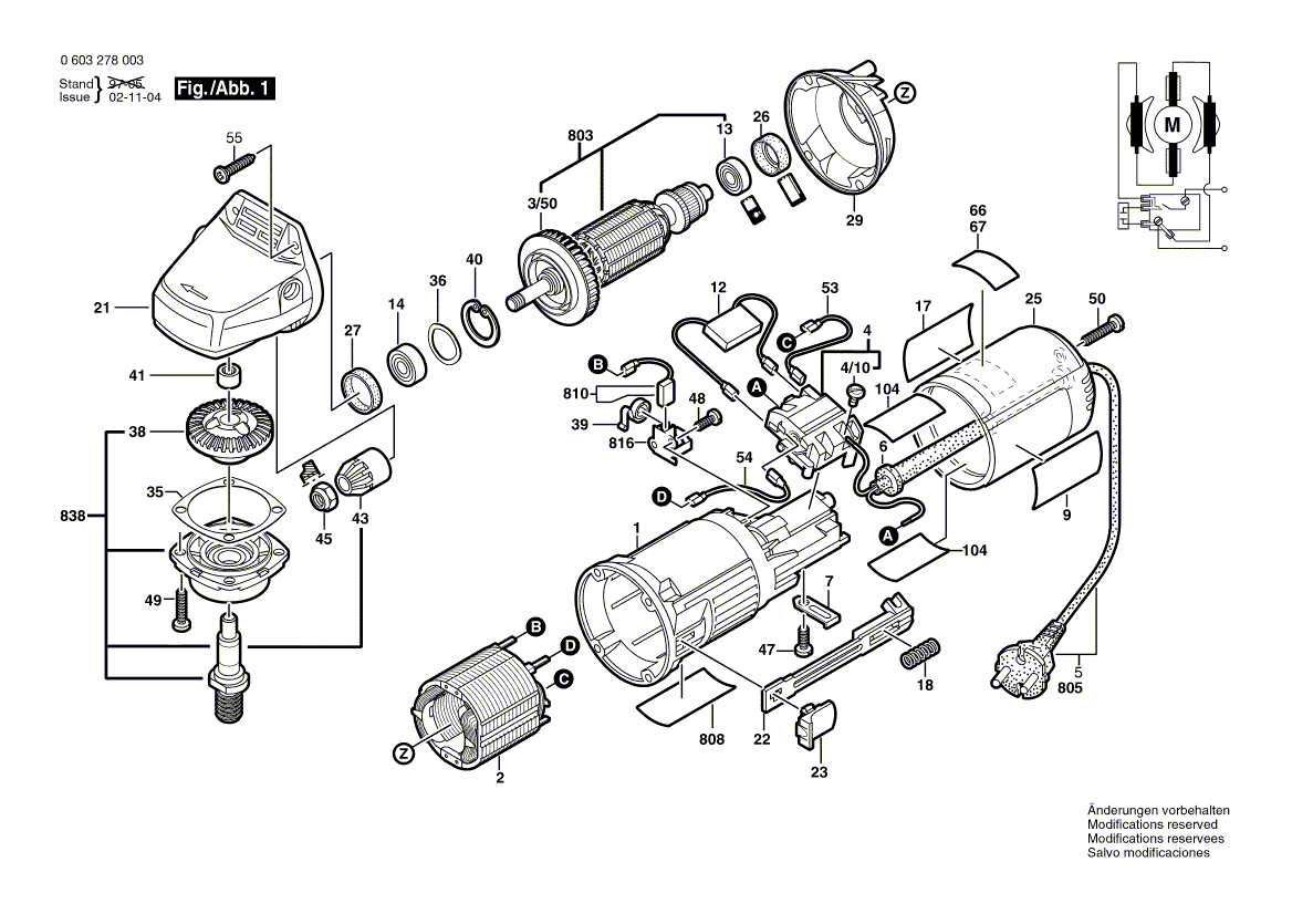 Nieuwe echte Bosch 1605108127 Motorbehuizing