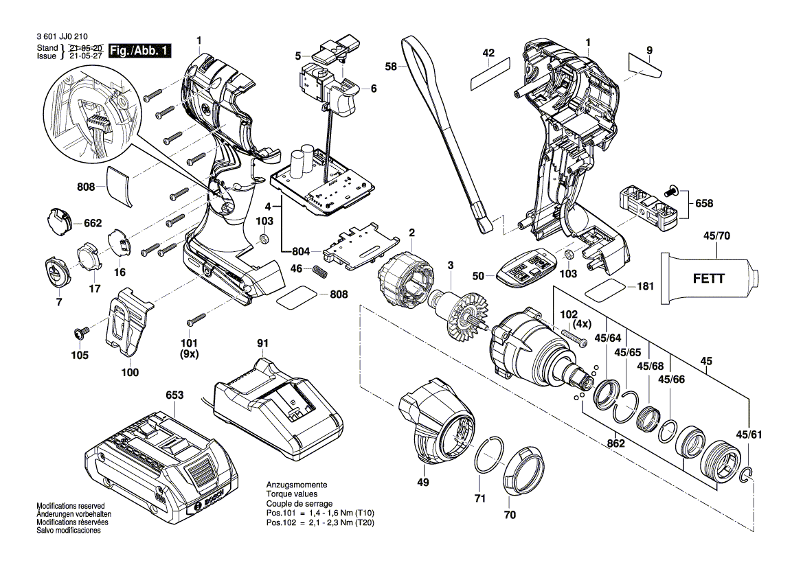 Nieuwe echte Bosch 160111a7zx -naamplaatje