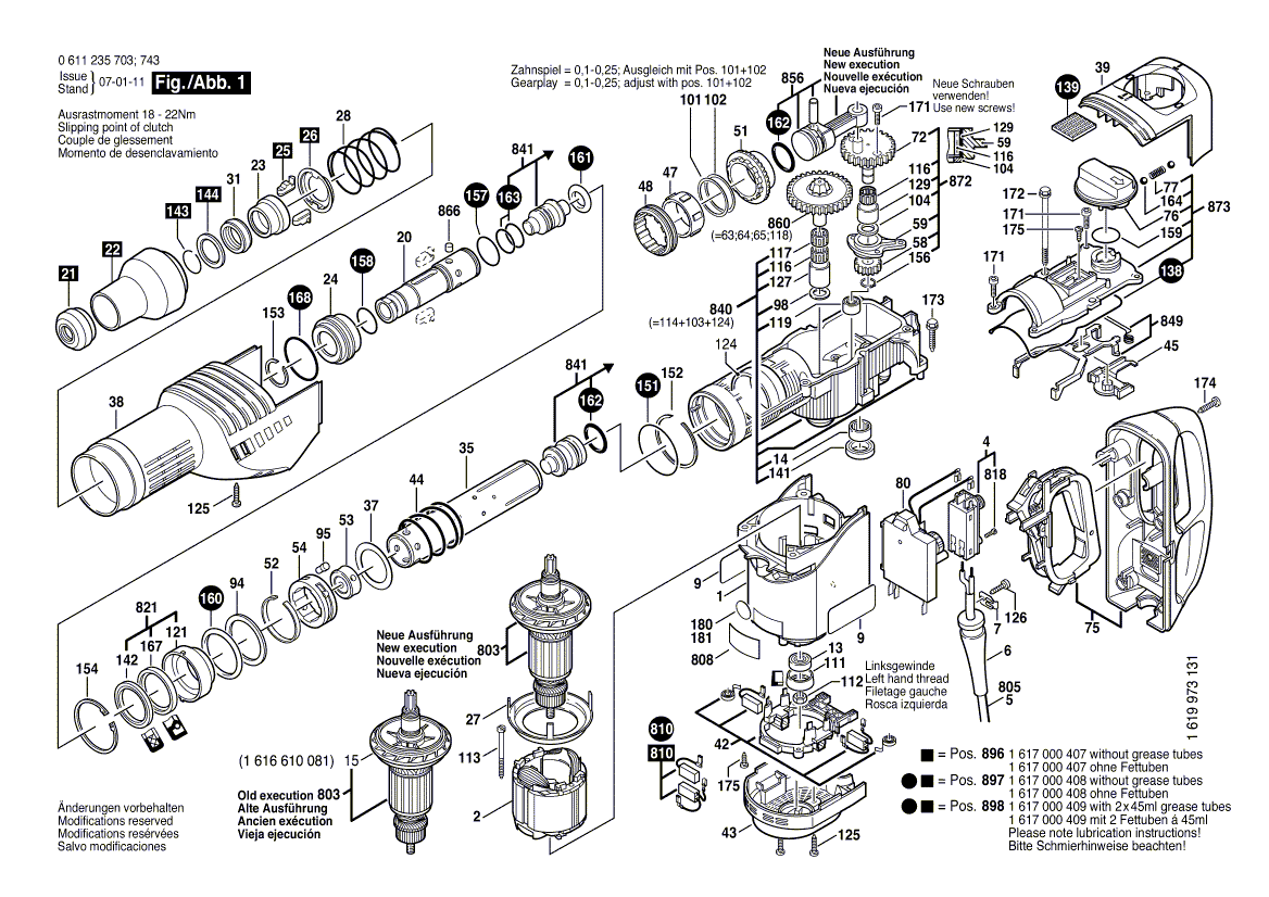 Nieuwe echte Bosch 1616317067 Excentric COG -wiel