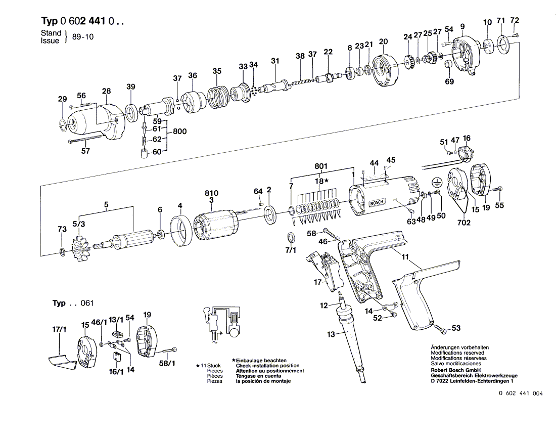 Ny ekte Bosch 1600506009 Guidehylse