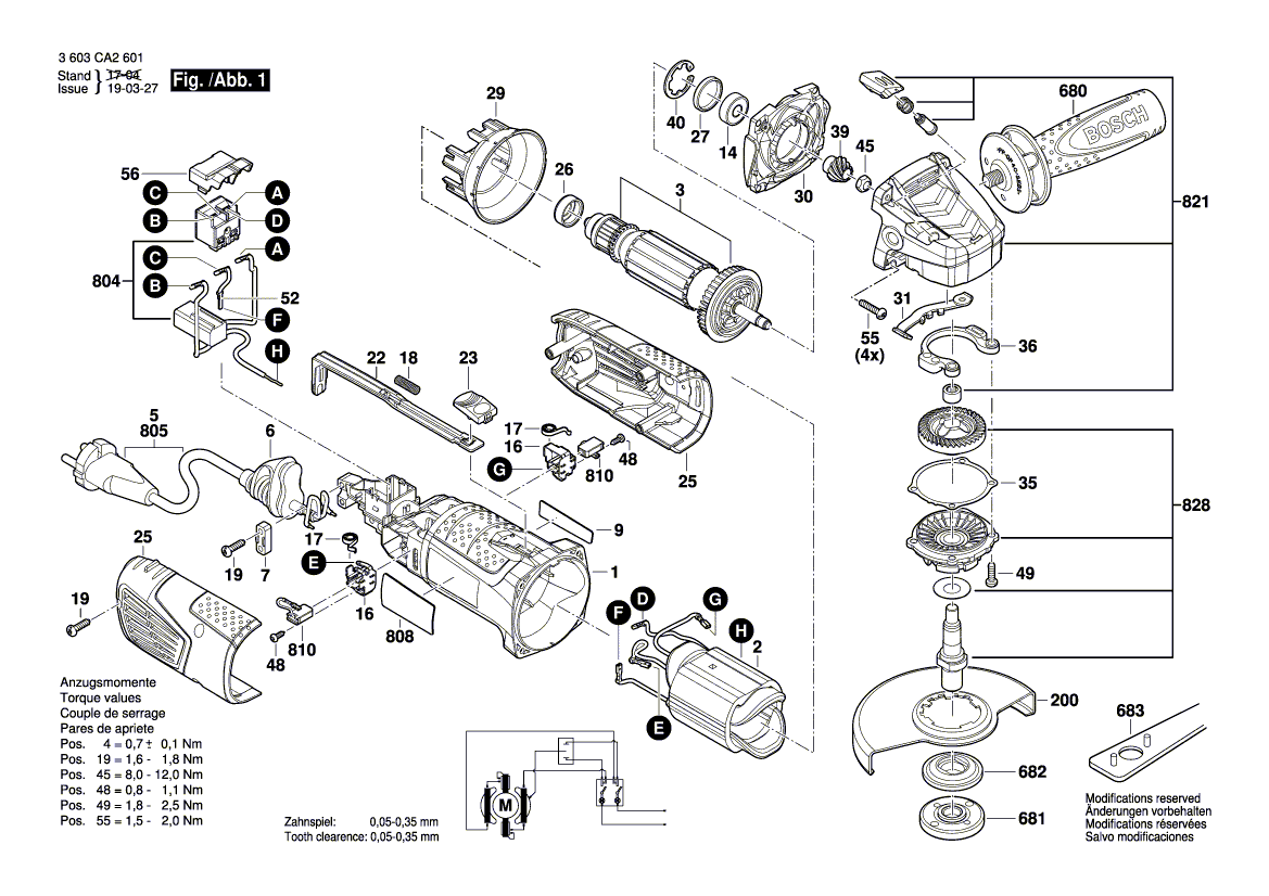 Nouvelle véritable plaque signalétique Bosch 160111A2U2