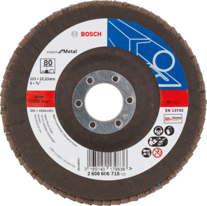 Новый подлинный Bosch 2608606718 x551 Эксперт по металлическим лоскутным дискам, угловая версия