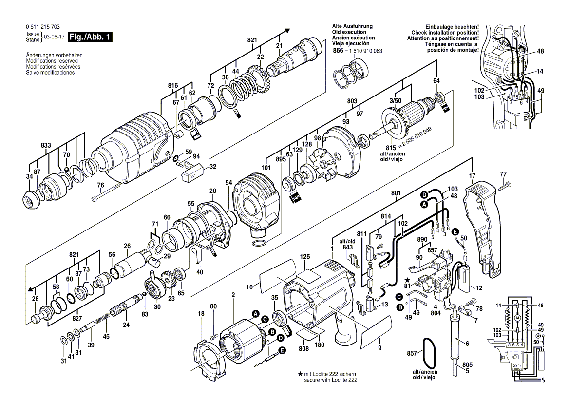 Ny ekte Bosch 1616320002 sylindrisk gir