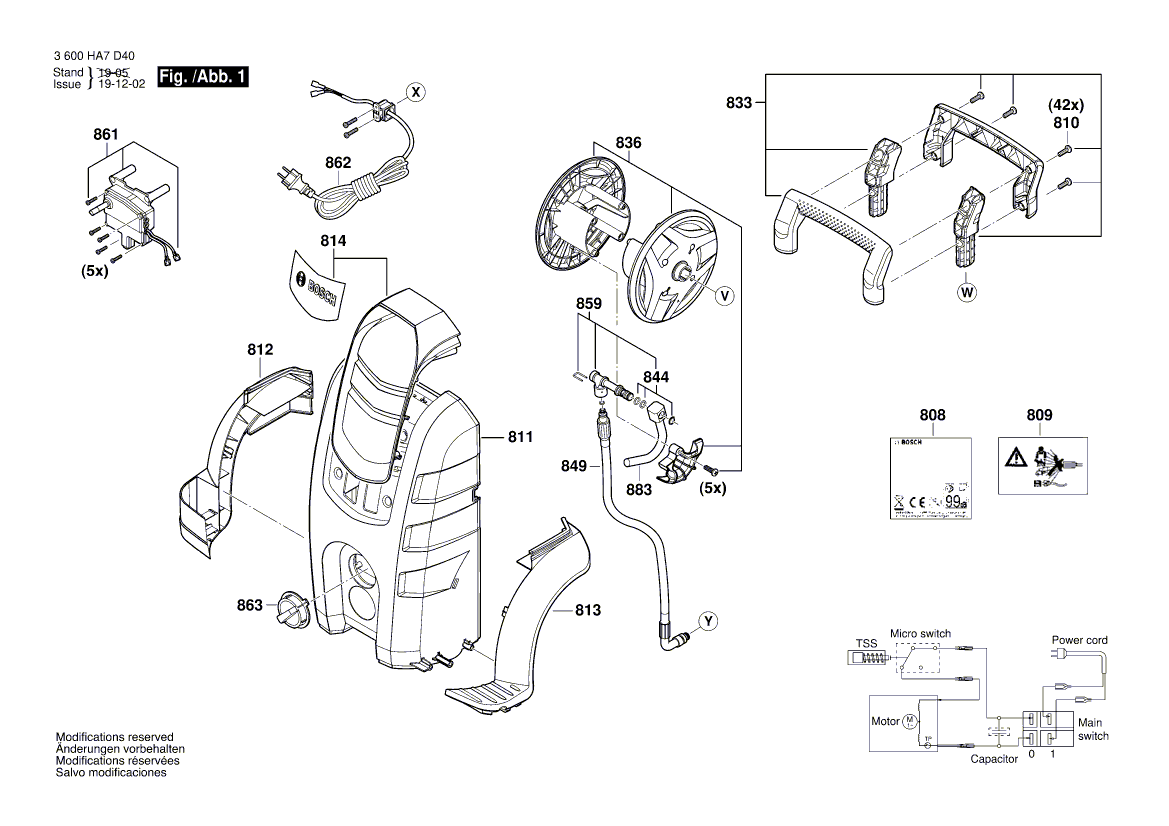 Neuer echter Bosch F016F04667 Hochdruckschlauch