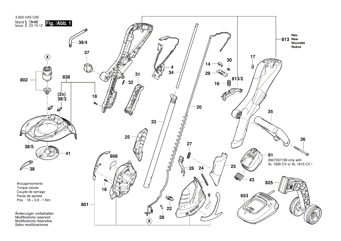 Ny ekte Bosch 1600A004D0 skrutrekker