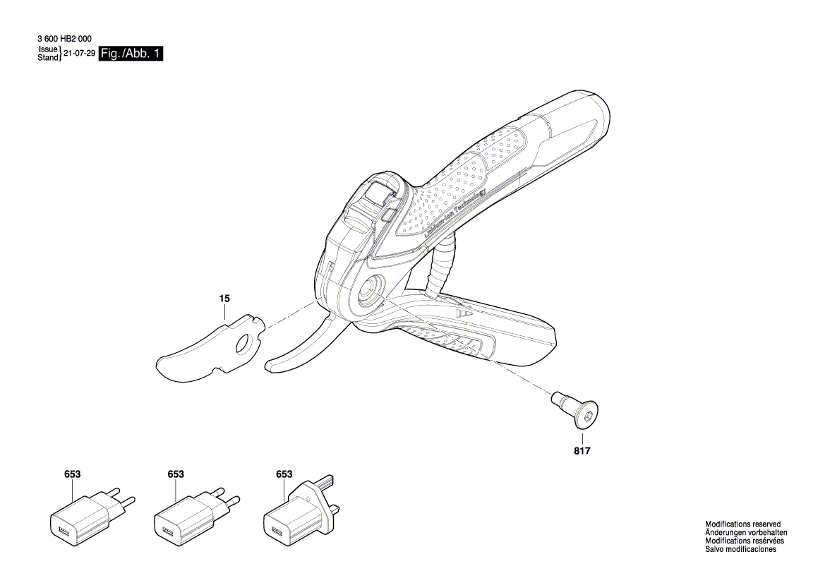 Neue echte Bosch 1600A00D44 Blade