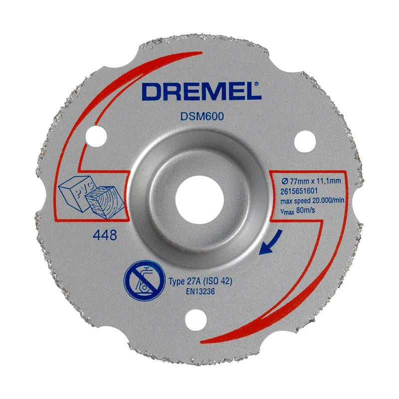 Nouveau authentique Dremel 2615S600JB ® DSM20 Multifateur en carbure de carbure de roue