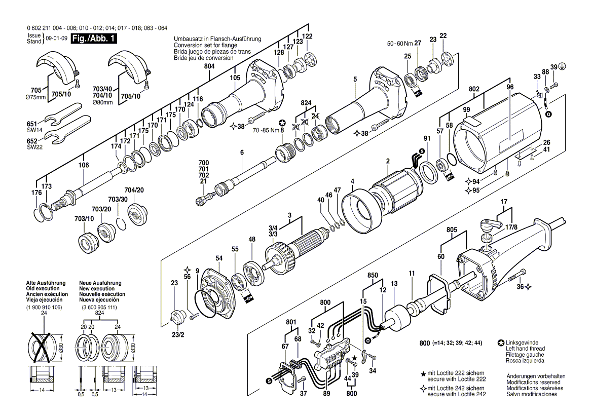 NEU EURNISCHE BOSCH 1607950505 EINFACH ENGEGEBEN. Schlüssel