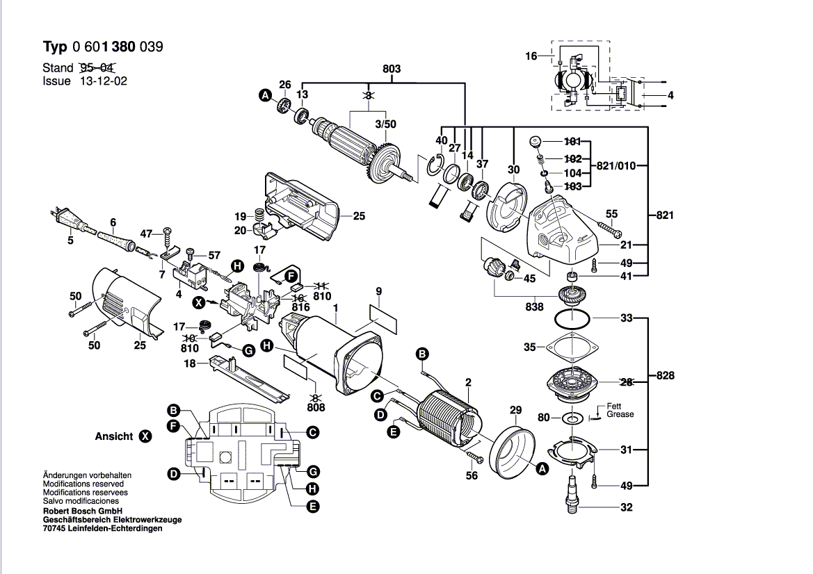 Neue echte Bosch 1603435042 Plastikschneiderschraube