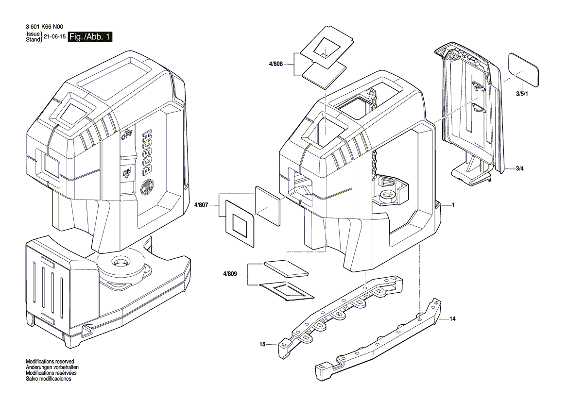 Nouvelle véritable étiquette Bosch 160111C3X0