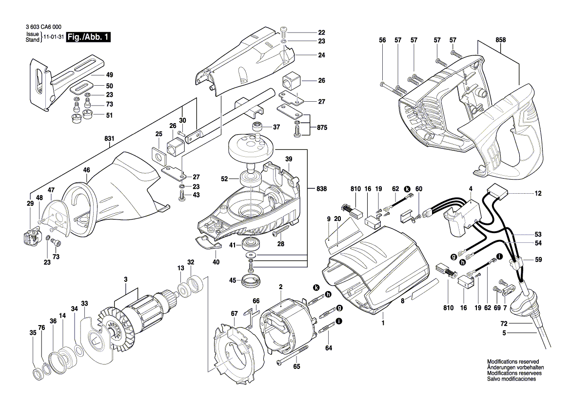 Neues echtes Bosch 1619pa1334 Anschlusskabel