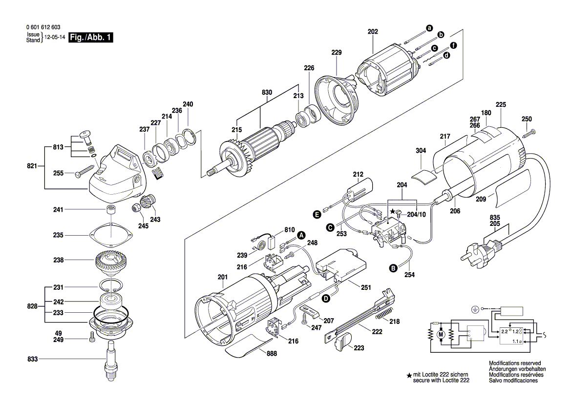 Nieuwe echte Bosch 3601923001 Afwijzing Slide