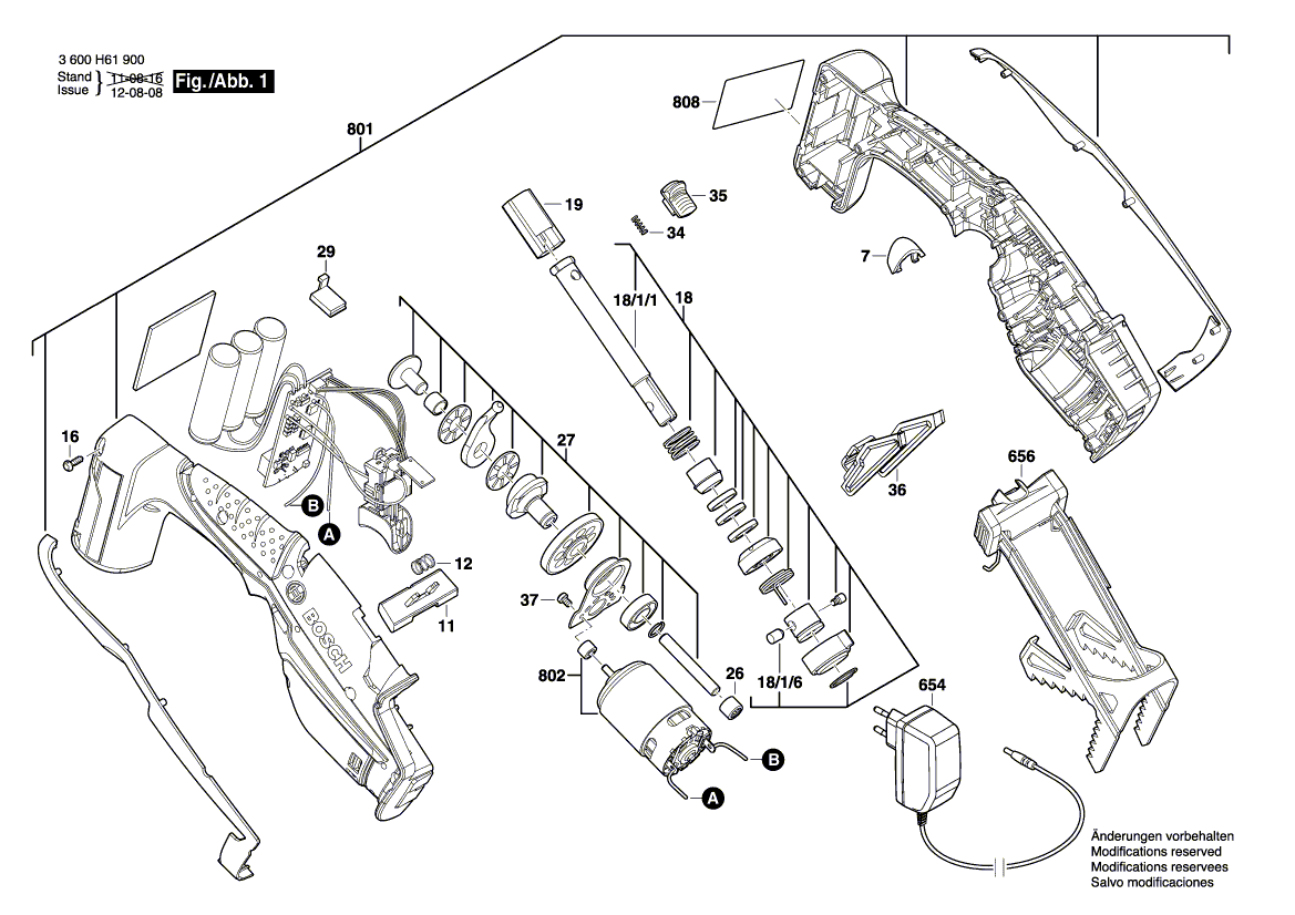 NEU EURNISCHE BOSCH 2609004896 Klingenhalter