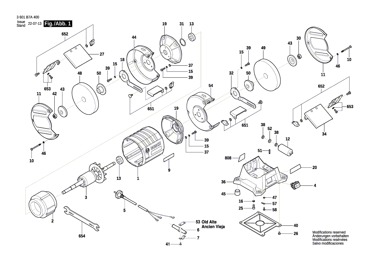 Neue echte Bosch 1619pb1544 Klemmflansch