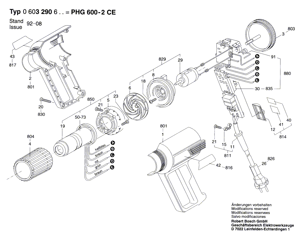 Neuer Original Bosch 1609202611 Gleichstrommotor 