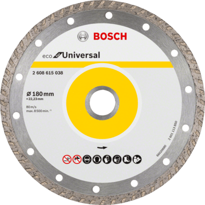 New Genuine Bosch 2608615039 Eco for Universal Diamond Cutting Disc For large