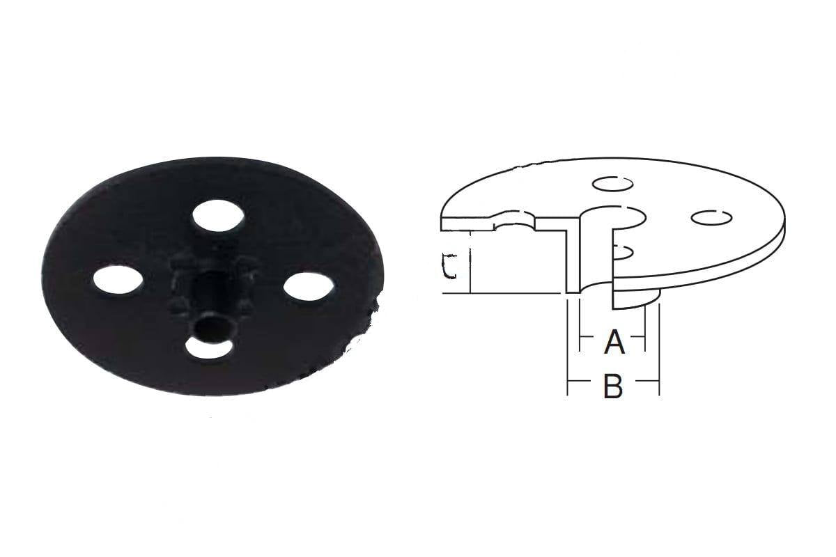 New Makita 164470-8 Guide Templet 27 мм для 3612 3612C 3606 3620 RP1800 RP2300FC