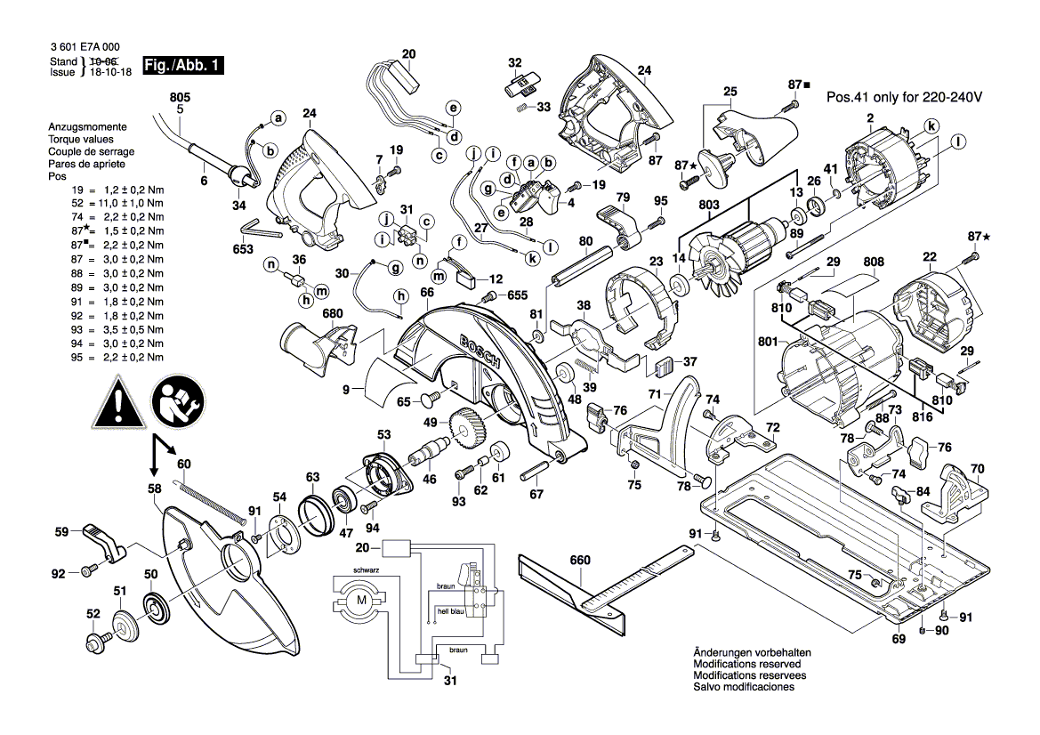 NOUVEAU véritable Bosch 1604460460 Cordon d'alimentation