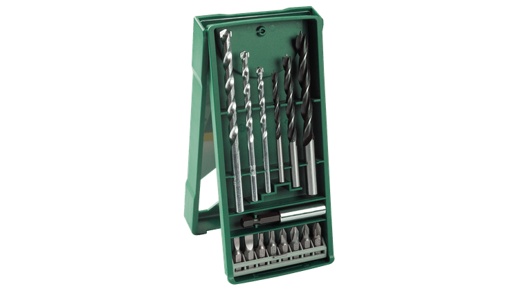 Neues Original Bosch 2607019579 Mini-X-Line Bohrer- und Schraubendreher-Bit-Set, 15 