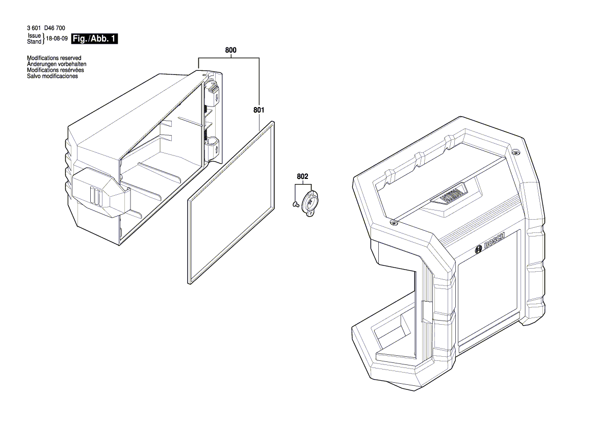 Nieuwe echte Bosch 16055002F8 -cover