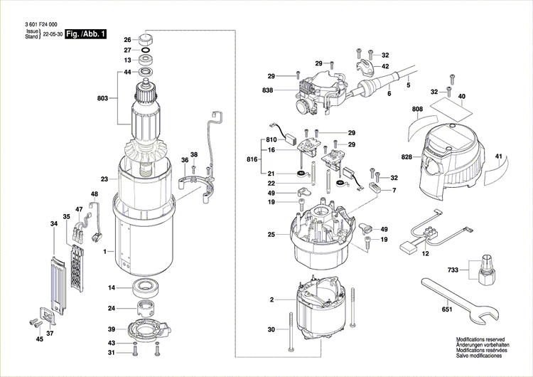 New Genuine Bosch 1619P05305 Field