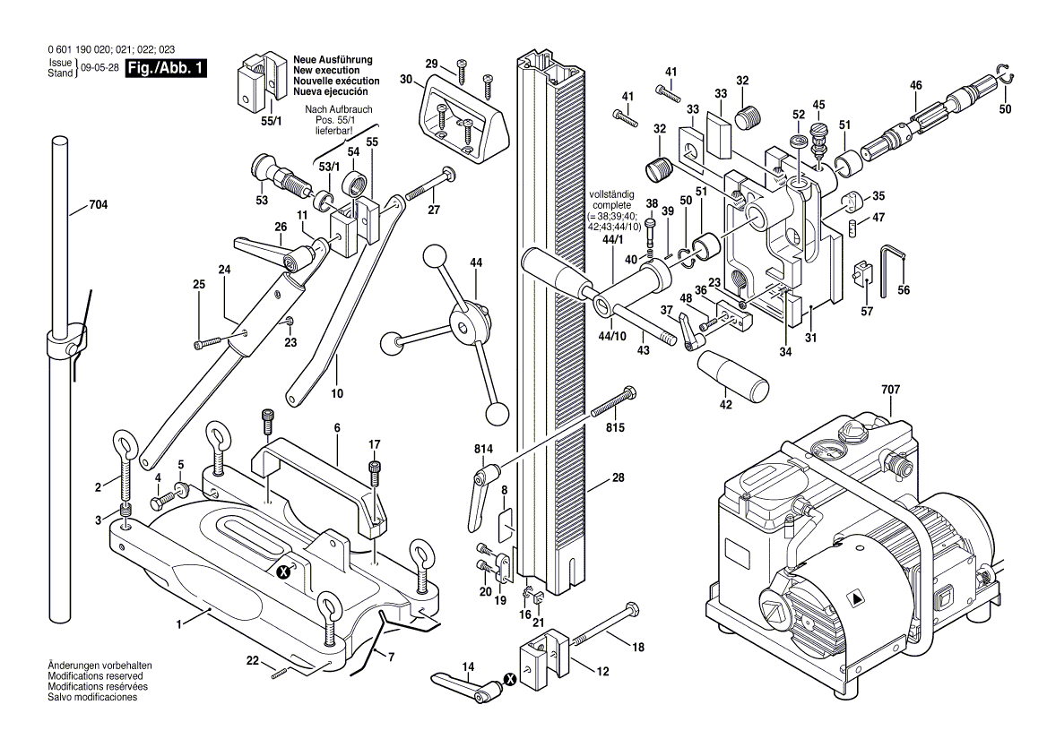 Neues originales Bosch 1609203693 Führungsbauteil 