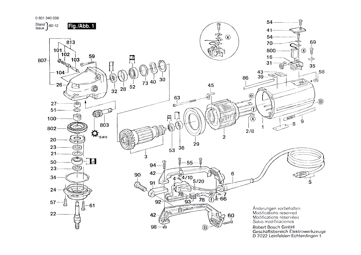 Nouveau véritable bosch 1605703077 Washer à printemps conique