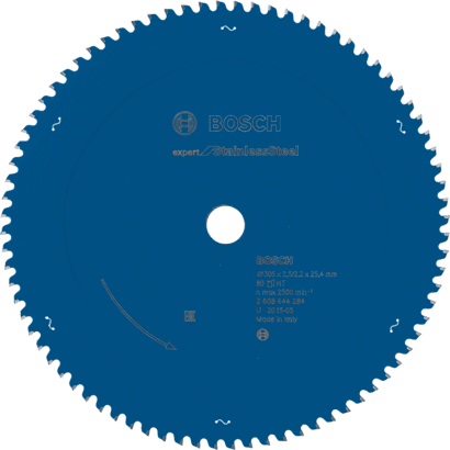 Nouveau véritable bosch 2608644284 Expert pour la lame de scie circulaire en acier inoxydable pour