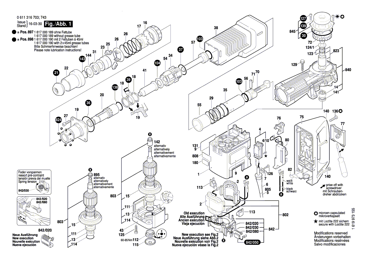 Ny ekte Bosch 1615108091 Motorhus