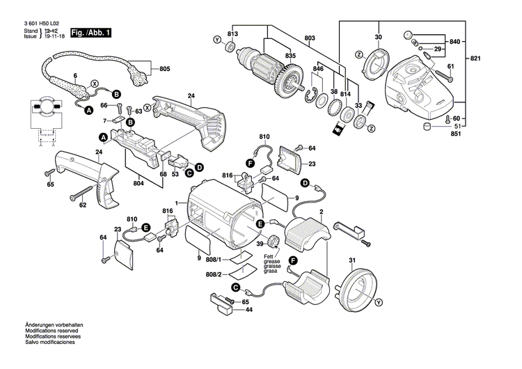 New Genuine Bosch 1619P12869 Nameplate