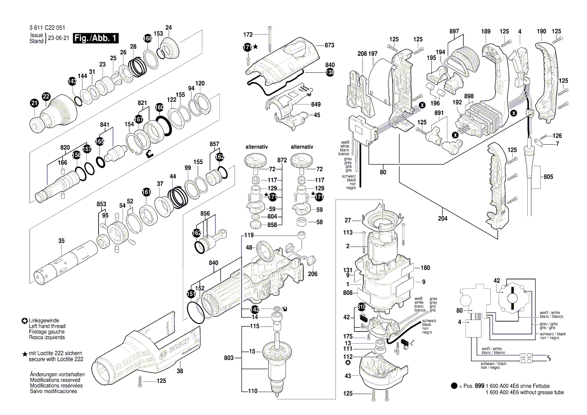 Nieuwe echte Bosch 1618597102 Toolholder