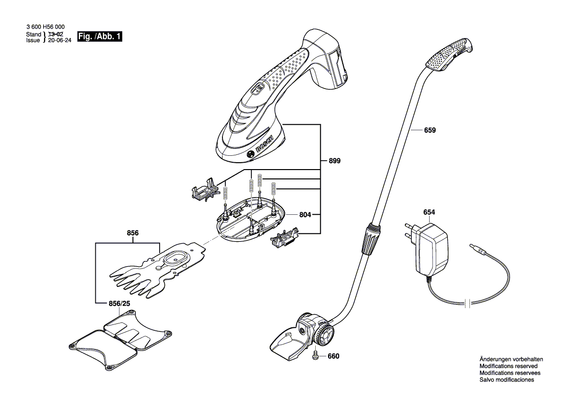 Nieuwe echte Bosch 2609004377 draadloze grasschaar